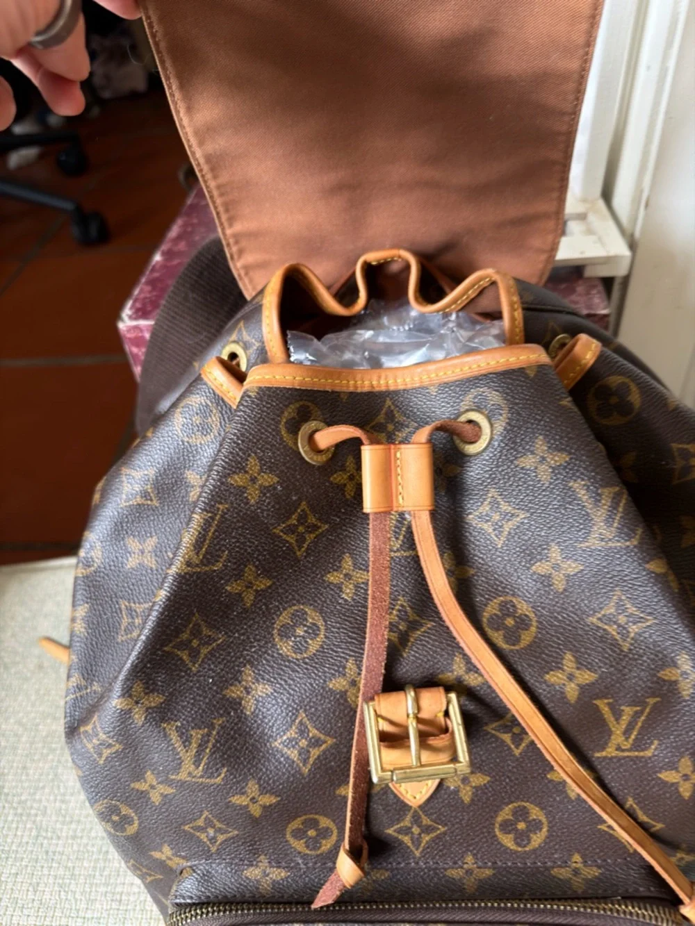Louis Vuitton Montsouris GM Backpack Monogram (Vintage) - Picture 3 of 15